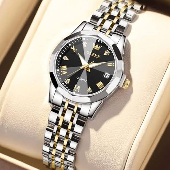 Olevs 9931 Stainless Steel Women’s Watch - Silver Black